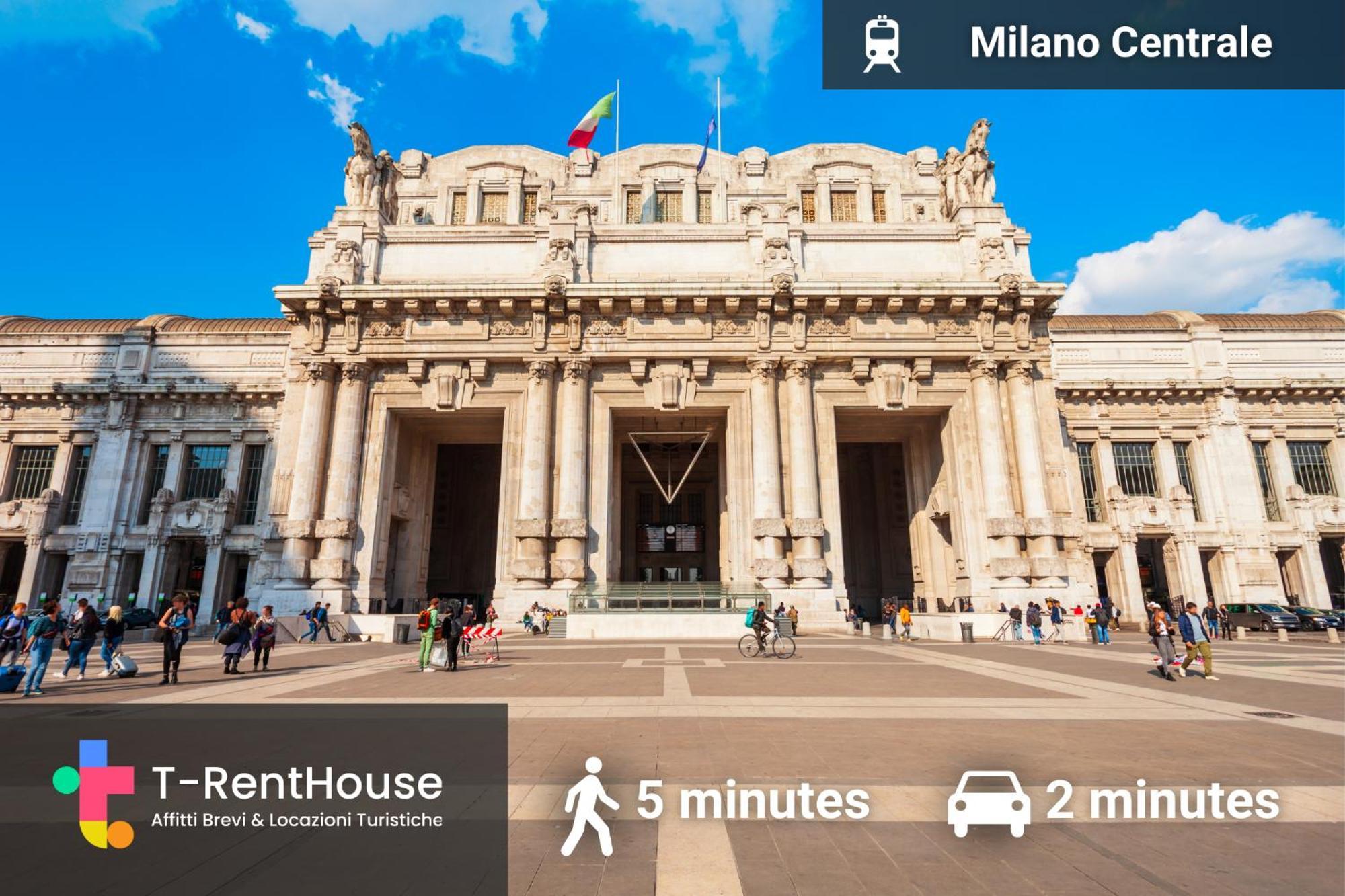 Central Station 10 Min Duomo - L'Oasi Urbana Милан Экстерьер фото